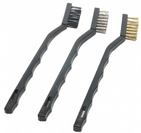 Set of brushes with metal bristles 3 pcs.